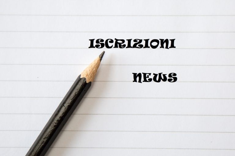 ISCRIZIONI NEWS